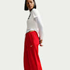 Pants de tiro medio y pierna amplia para mujer Nike Studio Fleece Medium Weight