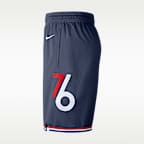 Philadelphia 76Ers City Edition Men's Nike Dri-FIT NBA Swingman Shorts