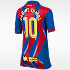 Lamine Yamal Barcelona 2025/26 Stadium Fourth Big Kids' Nike Dri-FIT Soccer Jersey