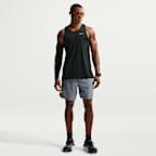 Męskie spodenki do biegania z wszytą bielizną Dri-FIT Nike Challenger 18 cm