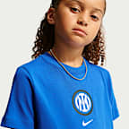 Inter Milan Nike Genç Çocuk Futbol Tişörtü