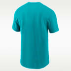 Playera Nike de la NFL para hombre Miami Dolphins Primetime Wordmark Essential