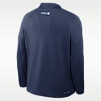 Tampa Bay Rays Authentic Collection Men's Nike Dri-FIT MLB 1/2-Zip Long-Sleeve Top