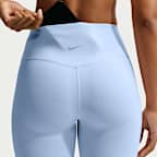 Leggings acampanados de tiro alto sin costura delantera para mujer Nike Zenvy