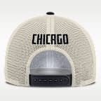 Gorra de rejilla Nike de la MLB ajustable para hombre Chicago White Sox Cooperstown Rise