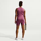 Nike (M) One Women's Dri-FIT High-Waisted 8" Biker Shorts With Pockets (Maternity)