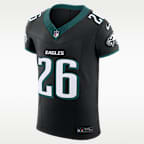 Jersey Nike Dri-FIT de la NFL Elite para hombre Saquon Barkley Philadelphia Eagles
