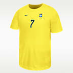 Vini Jr. Brazil Big Kids' Nike Soccer T-Shirt