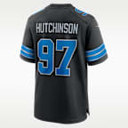 Aidan Hutchinson Detroit Lions Men's Nike NFL Game Football Jersey