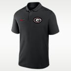 Georgia Primetime Victory Primary Logo Men's Nike Dri-FIT College Polo