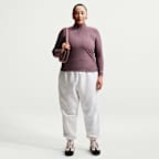 Nike Sportswear Chill Knit Women's Tight Quarter-Zip Long-Sleeve Ribbed Top (Plus Size)