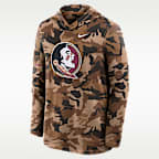 Florida State Military Appreciation Men's Nike Dri-FIT College Long-Sleeve Hooded Top