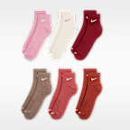 Calcetines al tobillo de entrenamiento Nike Everyday Plus Cushioned (6 pares)