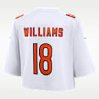 Caleb Williams Chicago Bears Women's Nike NFL Cropped Tundra Game Jersey