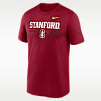 Playera universitaria Nike Dri-FIT para hombre Stanford Courtside