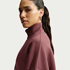 Playera Dri-FIT oversized de medio cierre para mujer Nike 24.7 ImpossiblySoft