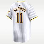 Jersey Nike Dri-FIT ADV de la MLB Limited para hombre Yu Darvish San Diego Padres