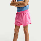 Shorts de tejido Woven Dri-FIT One para niños talla pequeña Nike