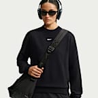 Sudadera de cuello redondo para mujer Nike Studio Fleece Lightweight "French Terry"