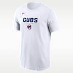 Chicago Cubs Bold Team Name Men's Nike MLB T-Shirt
