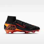 Tacos de fútbol para terreno firme de corte high Nike Mercurial Superfly 10 Elite LV8