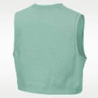 New York Liberty Nike Authentics Big Kids' (Girls') Sleeveless Cropped T-Shirt