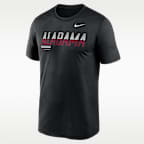 Playera universitaria Nike Dri-FIT para hombre Alabama Sideline Legend