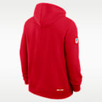 Kansas City Chiefs Sideline Standard Issue Men's Nike Dri-FIT NFL Pullover Hoodie