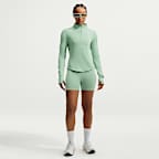 Nike Swift Dri-FIT hardlooptop met korte rits en uv-bescherming voor dames