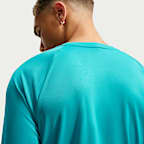 Playera de manga larga Dri-FIT UV para hombre Nike Swim Hydroguard Essential