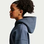 Nike Sportswear Studio Fleece Girls' Oversized Pullover Hoodie