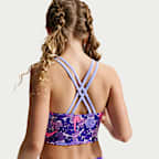 Conjunto de midkini con tirantes cruzados para niña talla grande Nike Swim