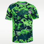 Playera de manga corta Nike de la NWSL para antes del partido para hombre Washington Spirit