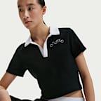 나이키 스포츠웨어 여성 반팔 폴로 크롭 탑