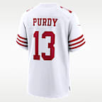 Jersey de juego Nike para hombre Brock Purdy San Francisco 49ers