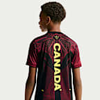 Canada Big Kids' Nike Dri-FIT Soccer Pre-Match Short-Sleeve Top