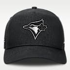 Gorra de rejilla Nike Dri-FIT de la MLB ajustable y con estructura A-Frame para hombre Toronto Blue Jays Rise