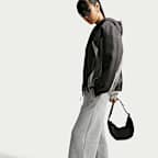 Pants de pierna ancha tiro medio para mujer Nike Studio Fleece "French Terry" ligeros