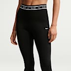 Nike Sportswear Chill Jersey eng anliegende Capri-Leggings mit hohem Bund (Damen)