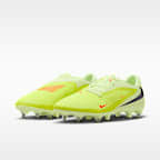 Chaussure de foot à crampons pour terrain gras Nike Phantom 6 Low Academy