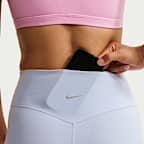 Nike Zenvy Women's High-Waisted 7/8 Leggings with No Front Seam