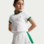 Skort Dri-FIT de tiro alto para niña talla grande Nike One