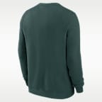 Sudadera de cuello redondo sin cierre universitaria Nike para hombre Michigan State Legacy
