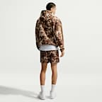 Nike Standard Issue Men's Therma-FIT Brushed Pullover Basketball Hoodie