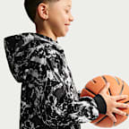 Sudadera con gorro de básquetbol oversized Club Fleece para niños Ja