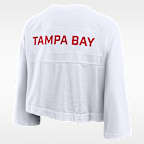 Top cropped Nike Dri-FIT de la NFL para mujer Tampa Bay Buccaneers Wide Receiver Jersey Fashion