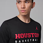Playera de manga corta Nike Dri-FIT de básquetbol para hombre Nike NCAA Houston Cougars