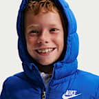 Chamarra acolchada All Day Play para niños talla pequeña Nike Sportswear