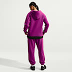 Sudadera con gorro de cierre completo para mujer Nike Studio Fleece Medium Weight