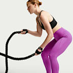 Leggings i fullängd Nike Universa med hög midja och utan söm fram för kvinnor